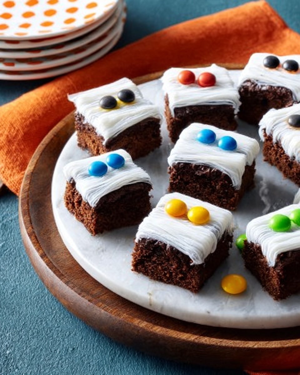 Mummy Brownies Recipe - Recipe Image