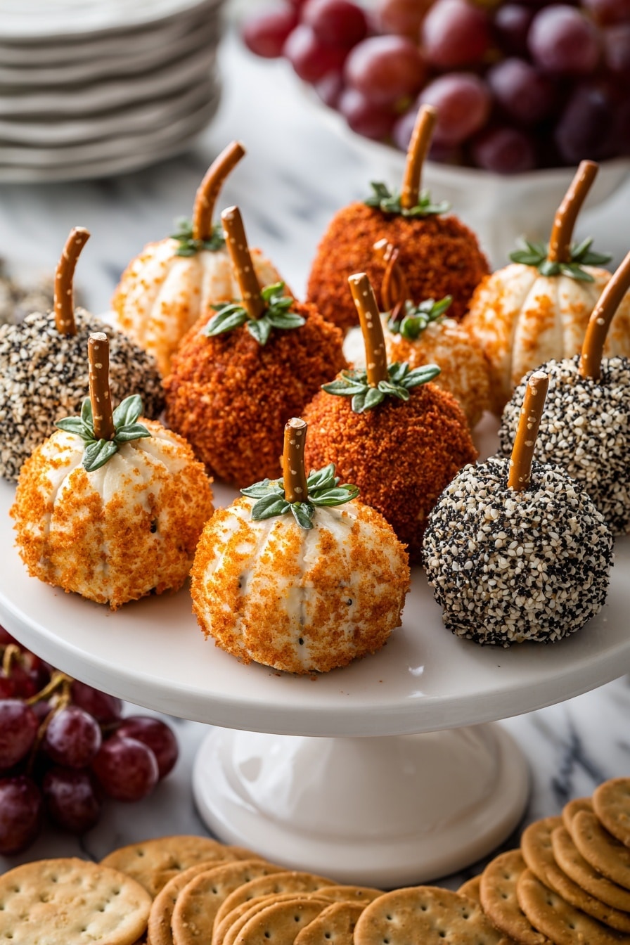 Mini Pumpkin Cheese Balls Recipe