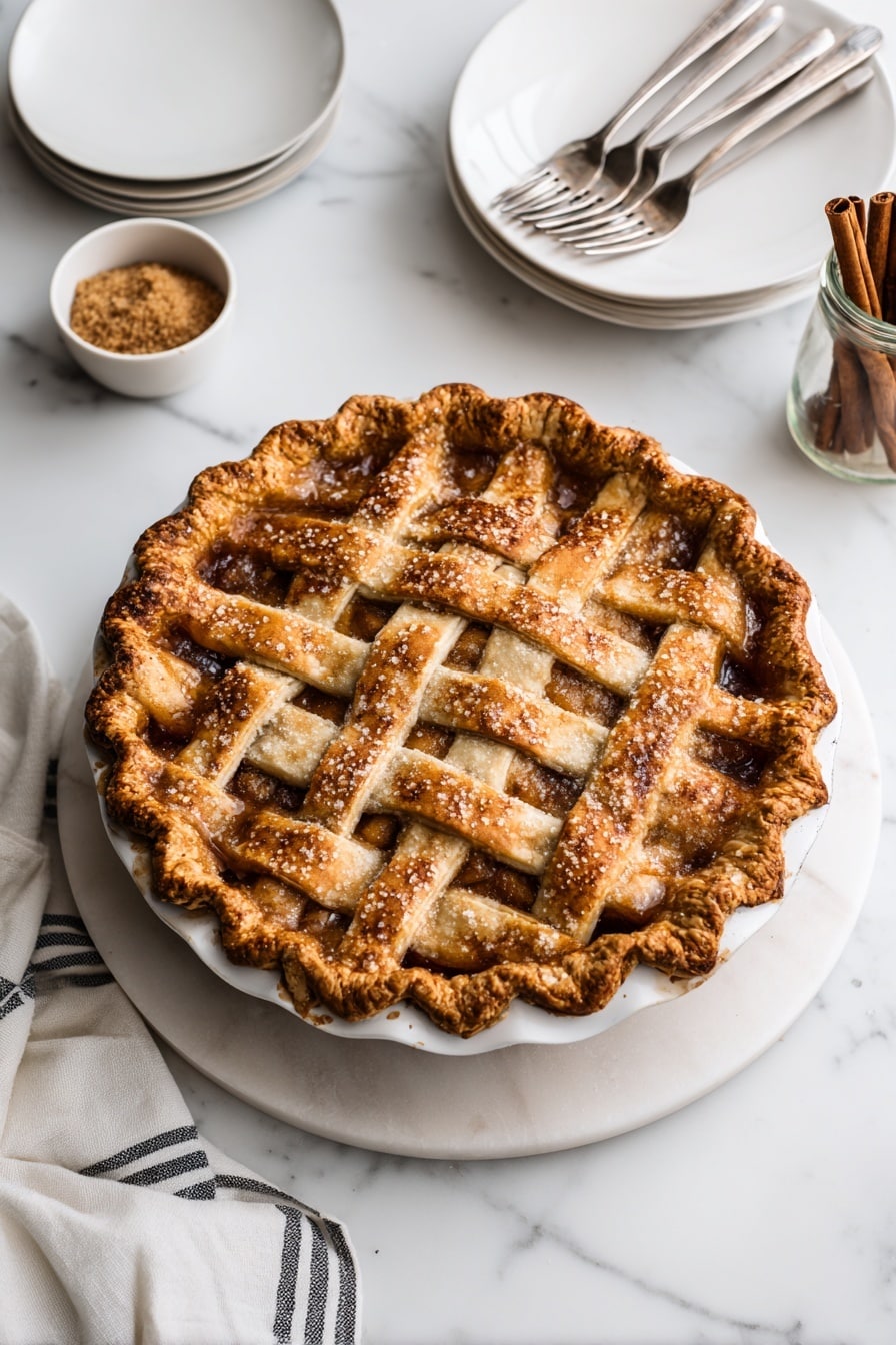 Apple Pie à la Mode (Apple Pie with Ice Cream Recipe) Recipe