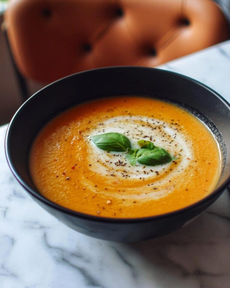 Creamy Roasted Veggie Soup Recipe