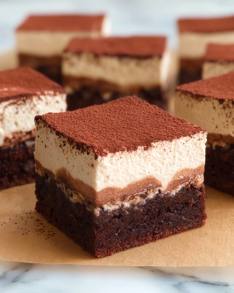 Tiramisu Brownies Recipe - Recipe Image