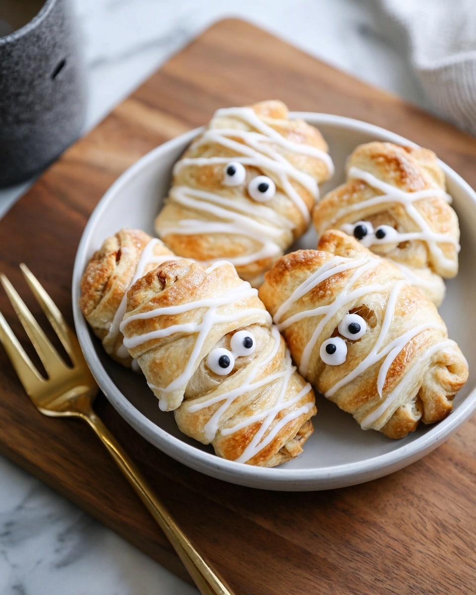Nutella Banana Mummy Rolls Recipe - Recipe Image
