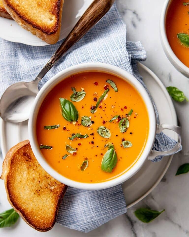 Middle-of-Winter Creamy Tomato Soup (Canned Tomatoes) Recipe
