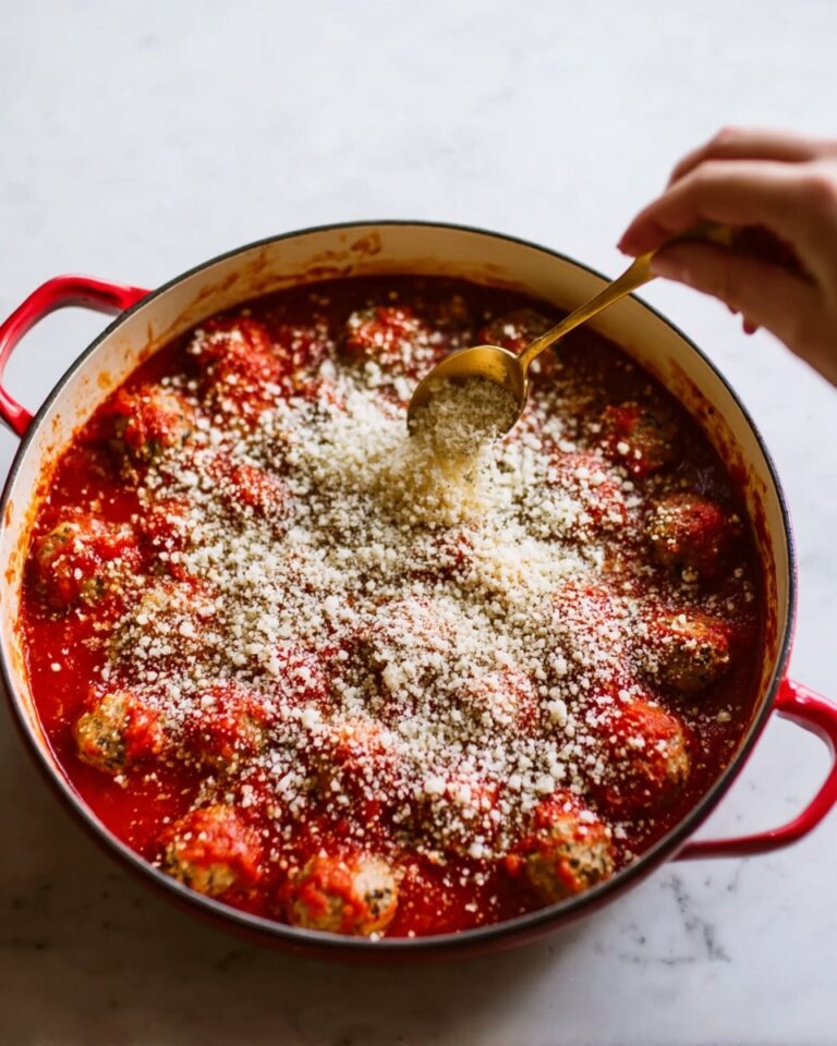 Ricotta Meatballs with Crispy Parmesan Topping Recipe
