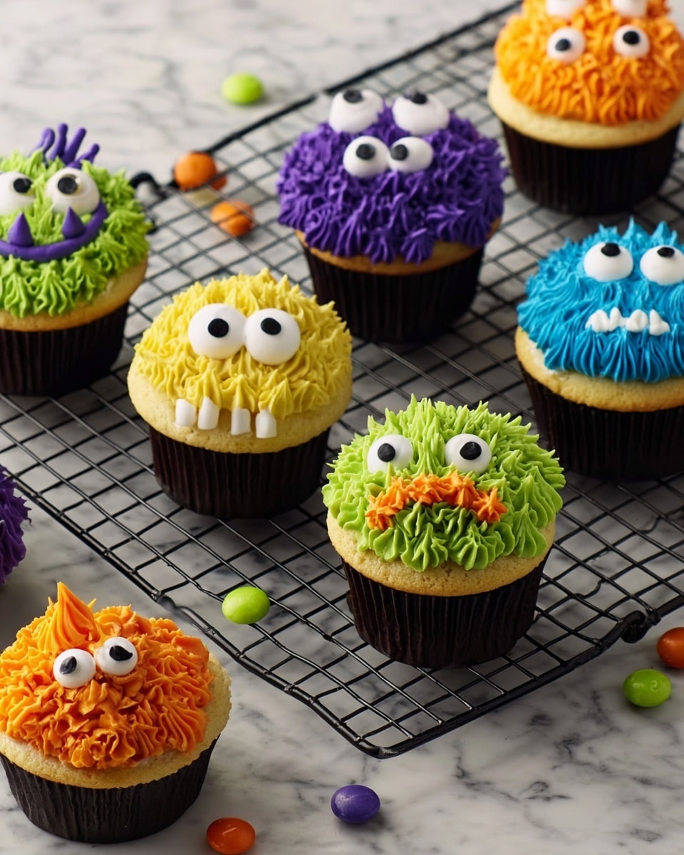 Scary Monster Cupcakes Recipe - Recipe Image