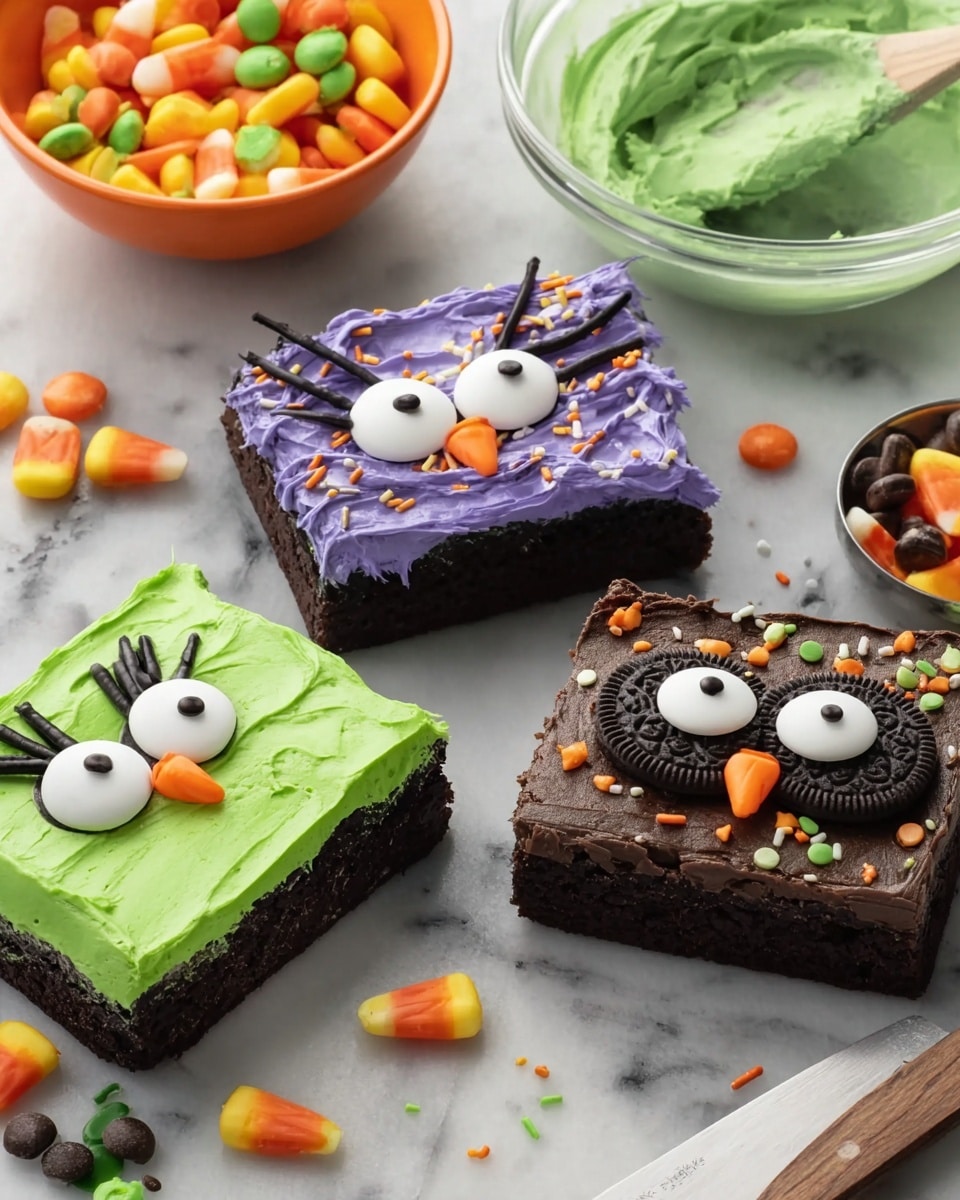 Make-Your-Own Halloween Brownies Recipe - Recipe Image