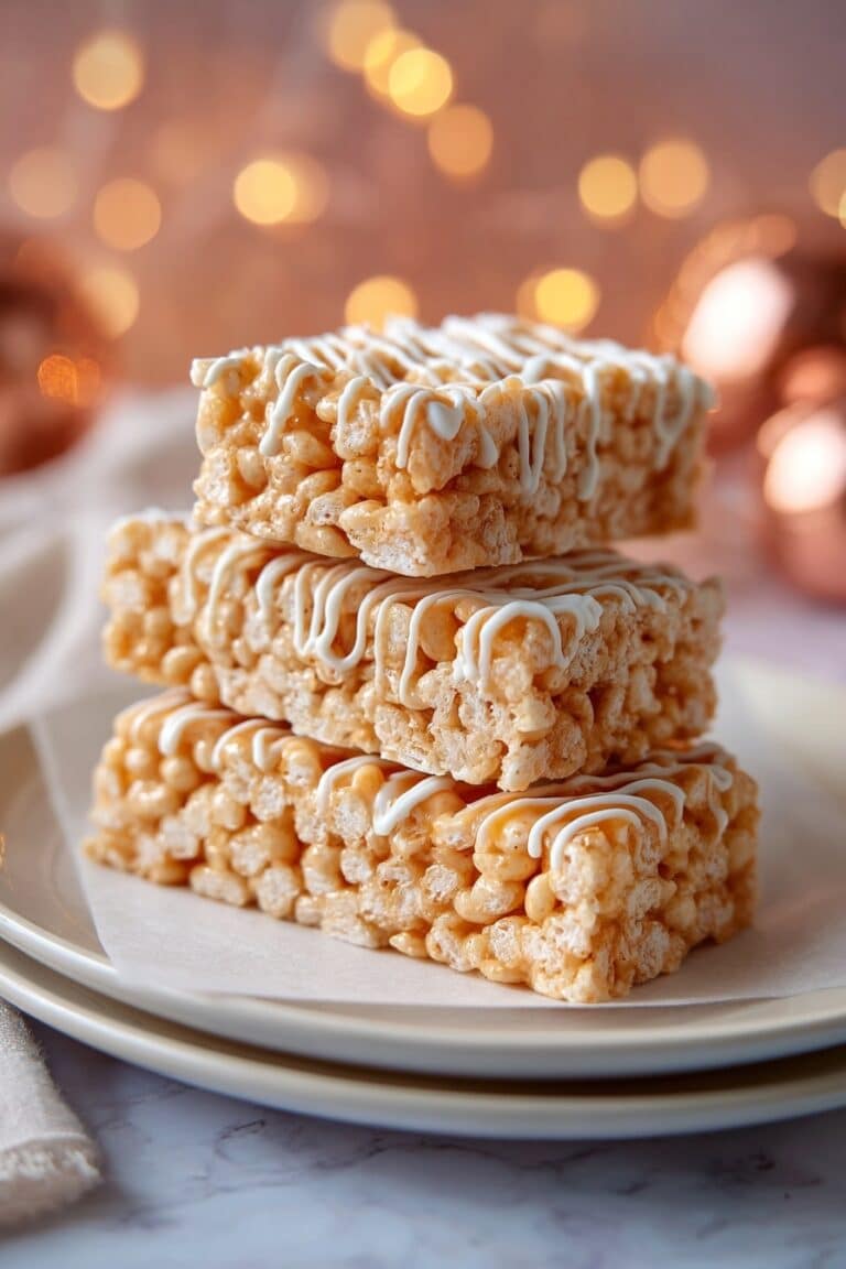 Butterscotch Pumpkin Cheerio Treat Bars Recipe