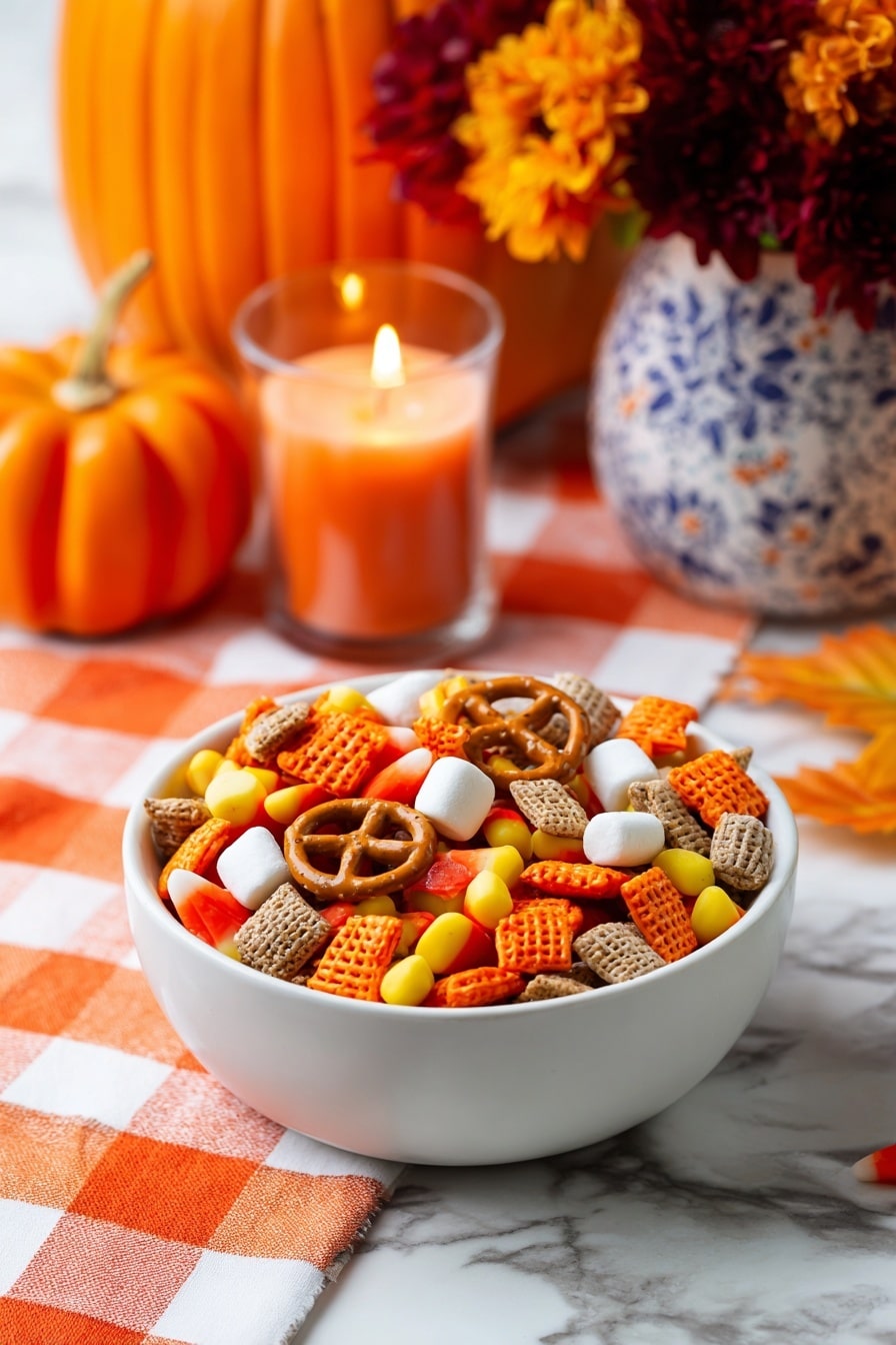 Sweet and Salty Fall Snack Mix Recipe