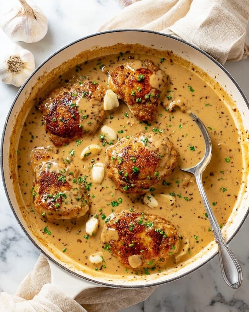 Creamy Garlic Chicken Recipe