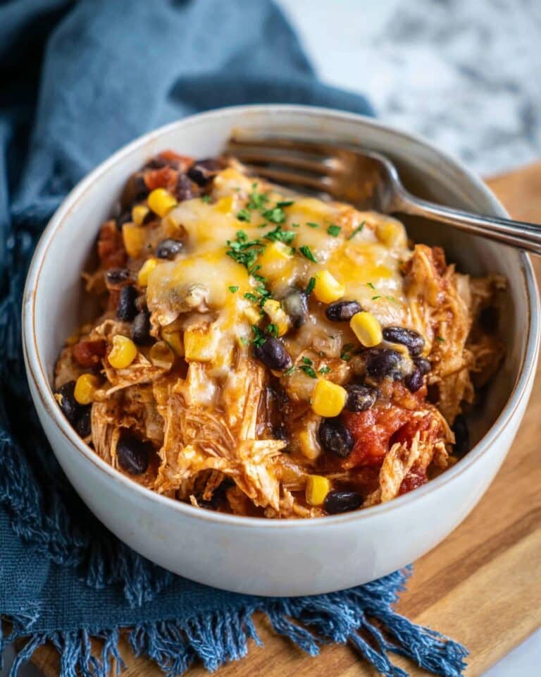 Crockpot Chicken Enchiladas Casserole Recipe