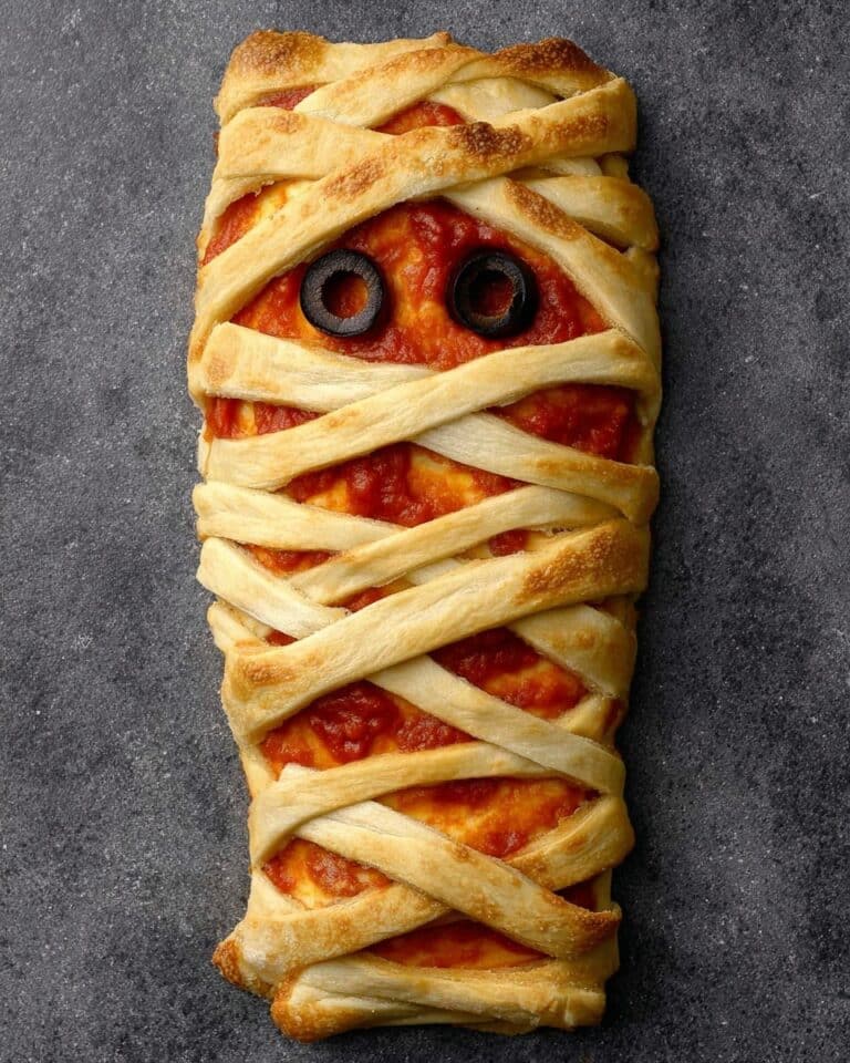 Halloween Mummy Pizza Recipe