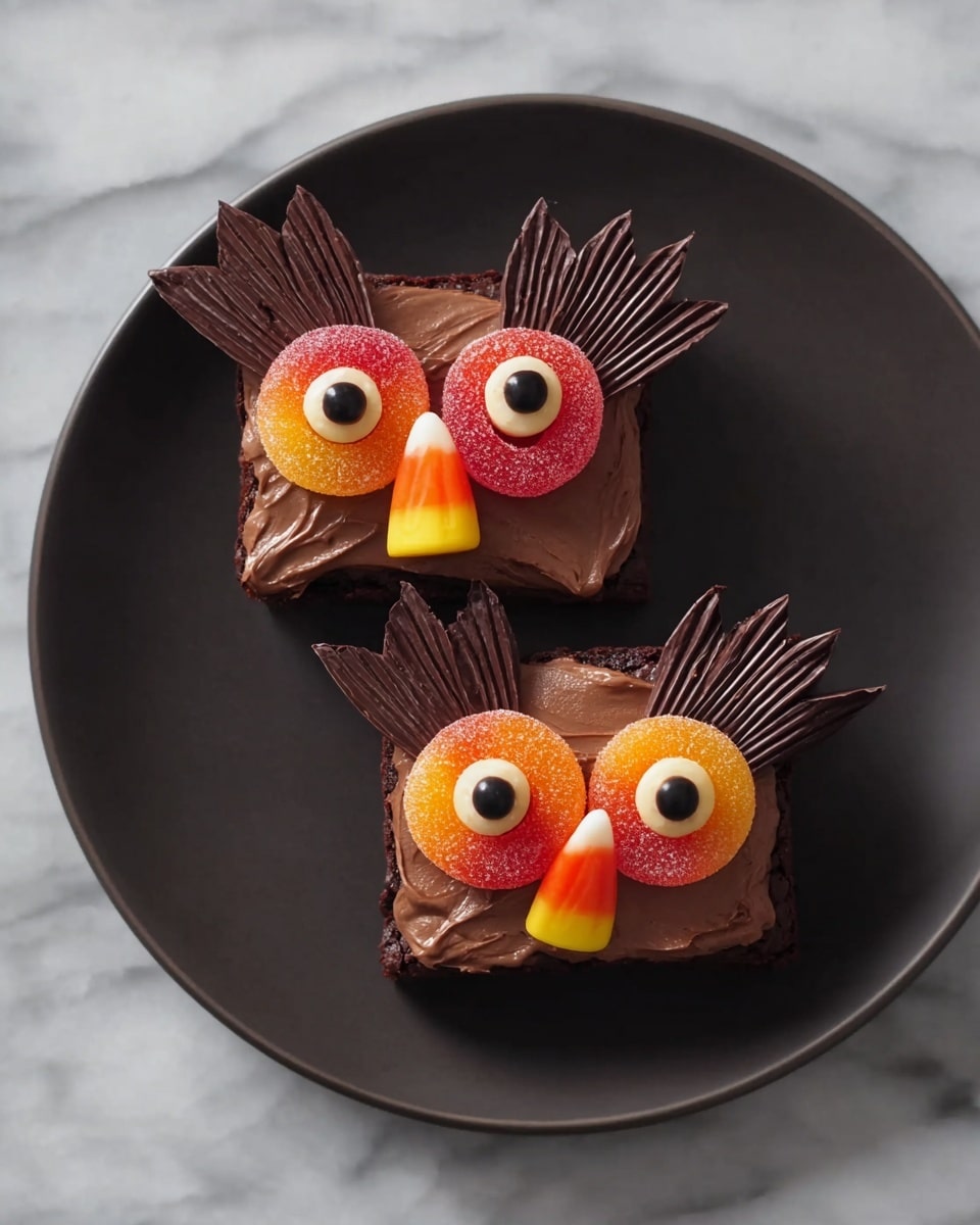 Owl Brownies Recipe - Recipe Image