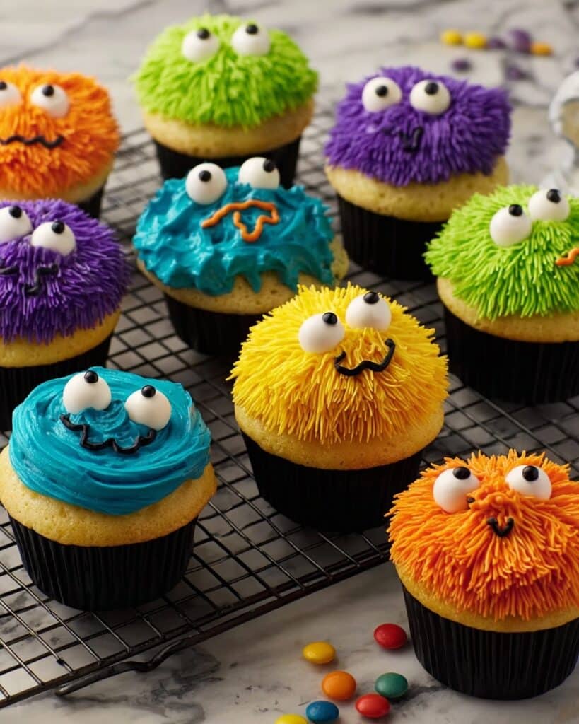 Scary Monster Cupcakes Recipe