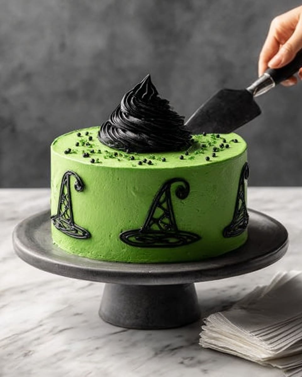 Halloween Witch Cake Recipe - Recipe Image