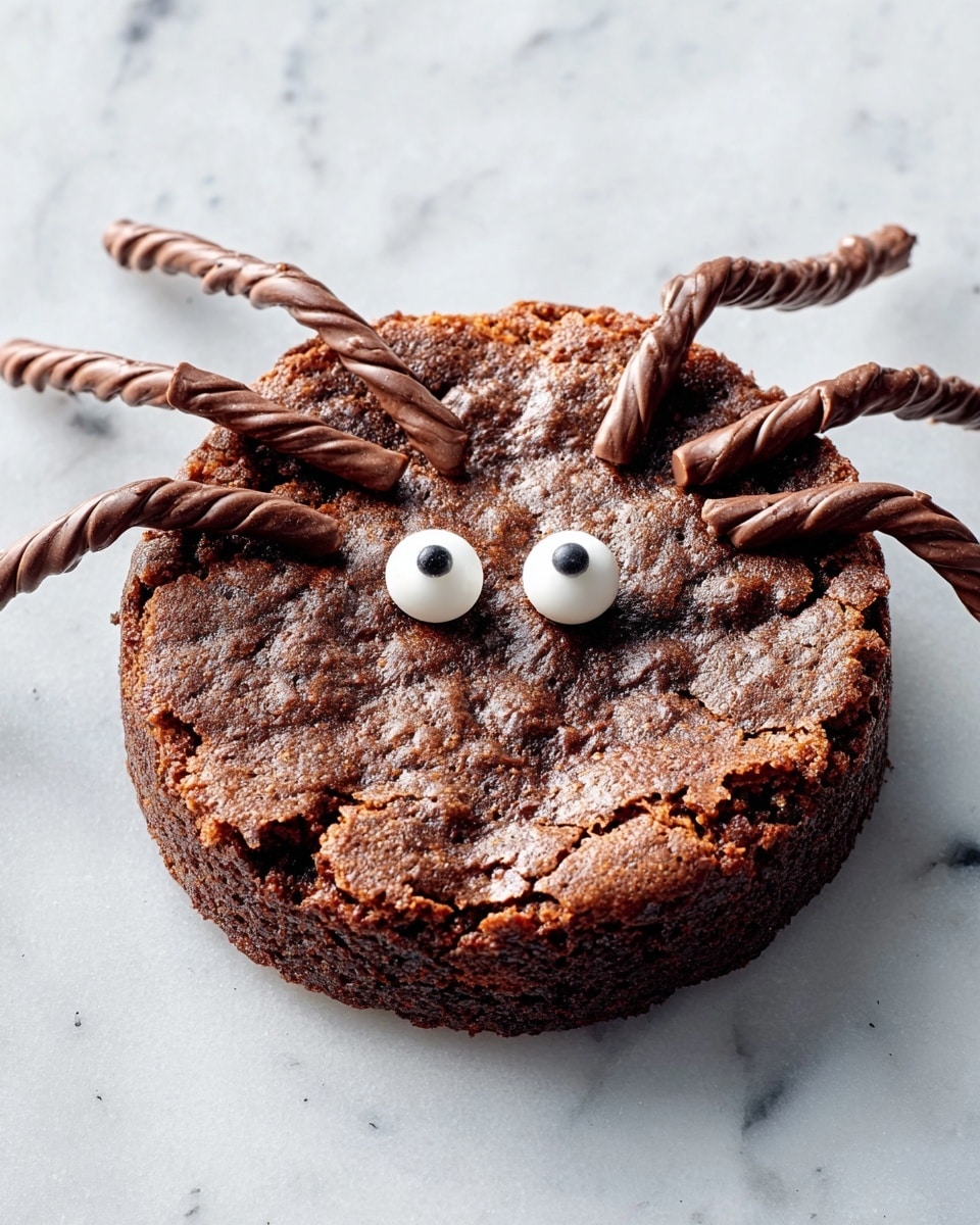 Halloween Brownie Spider Treats Recipe - Recipe Image