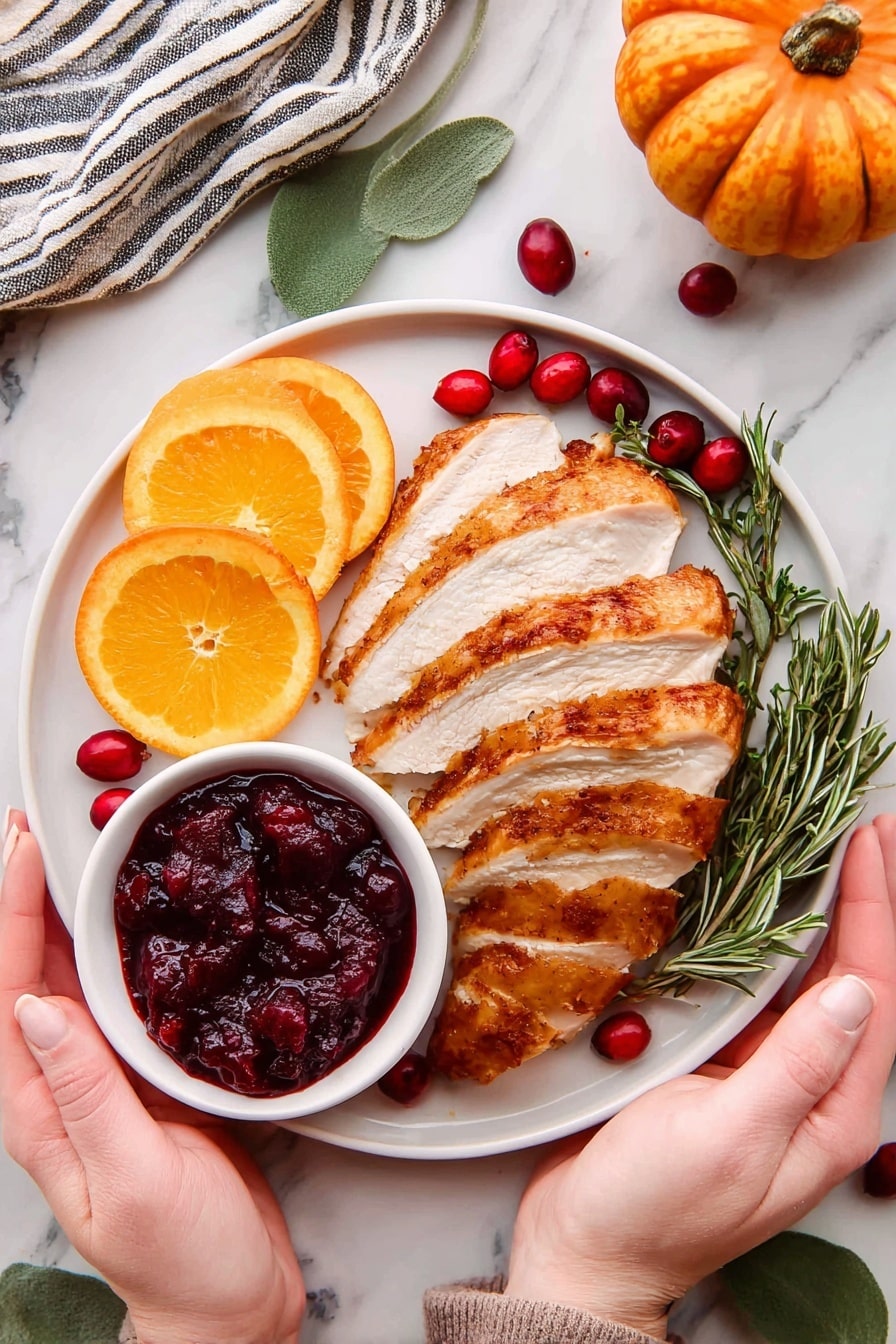 Juicy Traeger Smoked Turkey Breast (Easy, No Brine) Recipe - Serving