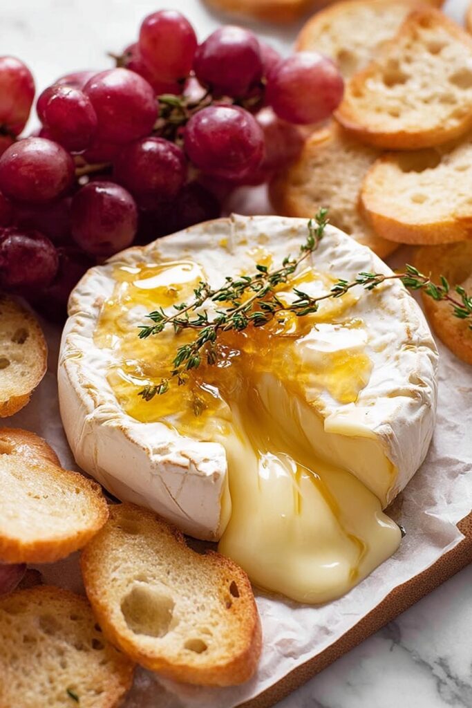Baked Brie with Honey and Thyme Recipe