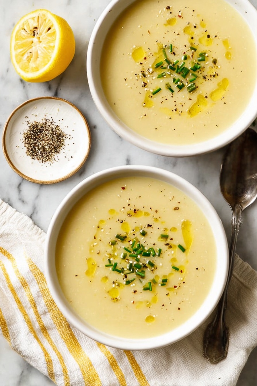 Creamy Potato Leek Soup Recipe - Serving