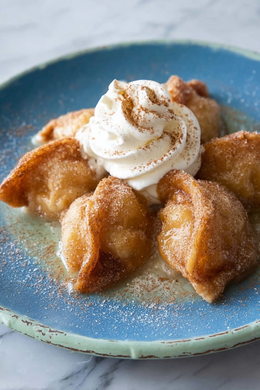 Apple Dumplings with Cinnamon and Mountain Dew Recipe - Serving