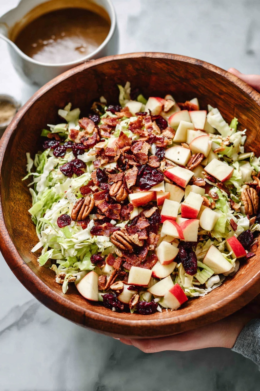 Brussels Sprout Salad with Cranberries, Apples, Pecans, and Maple Balsamic Vinaigrette Recipe - Recipe Step