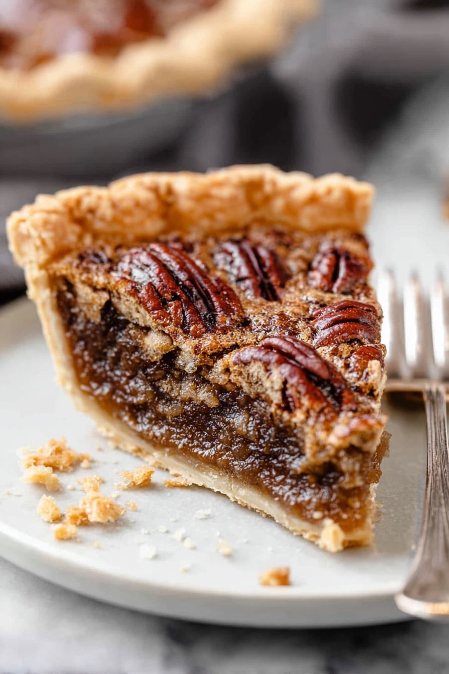 Pecan Pie Recipe - Serving