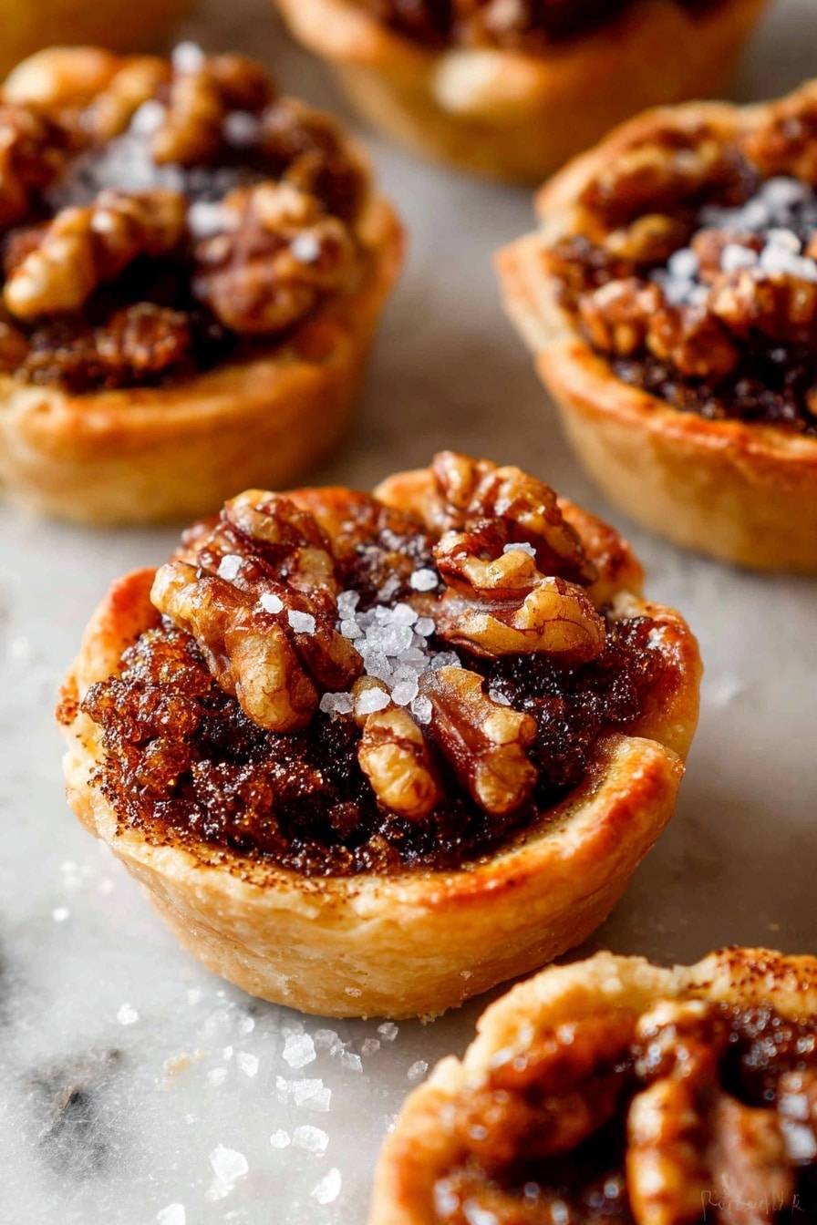 Mini Pecan Pies in a Muffin Pan Recipe - Serving