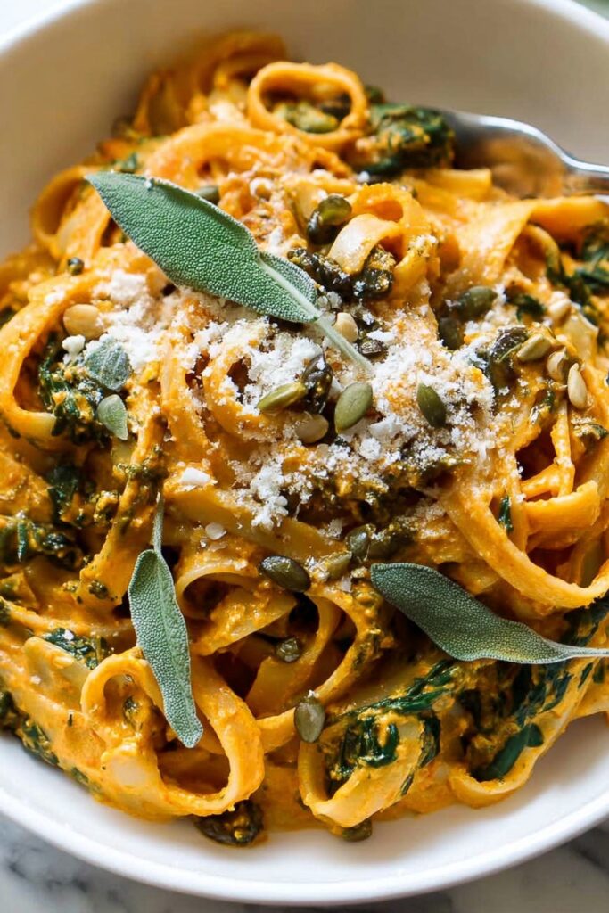 The BEST Pumpkin Pasta Recipe