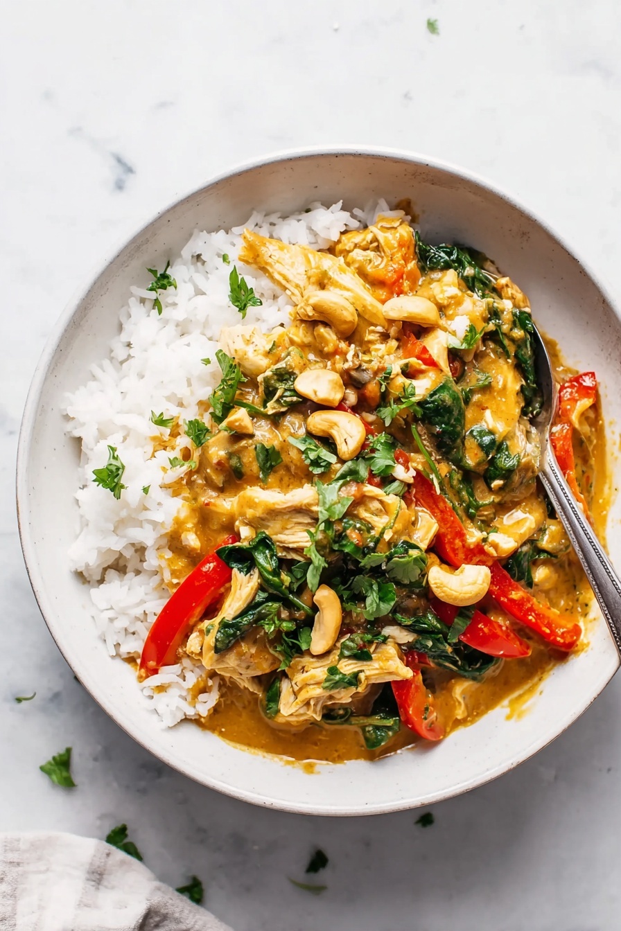 Slow Cooker Chicken Pumpkin Curry Recipe - Serving