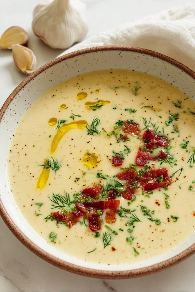 Easy Roasted Garlic Soup Recipe