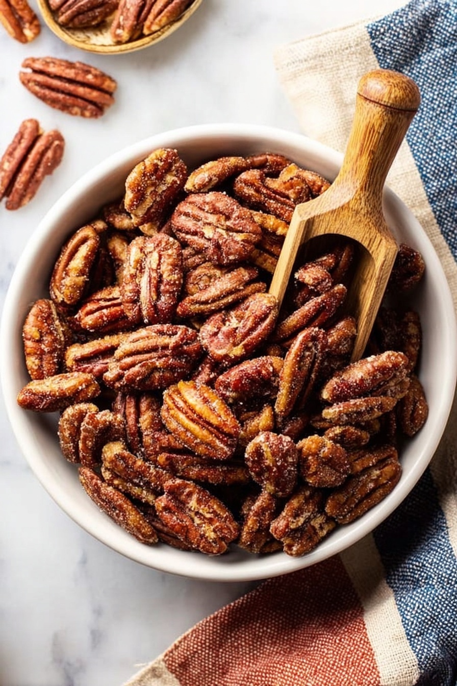 Candied Pecans Recipe - Serving