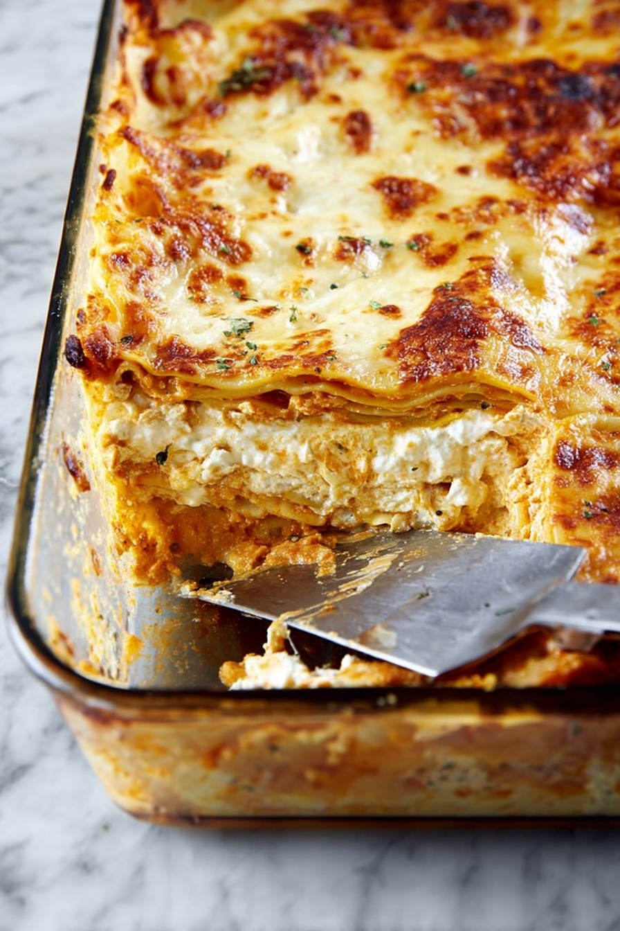 Roasted Butternut Squash Lasagna Recipe - Serving