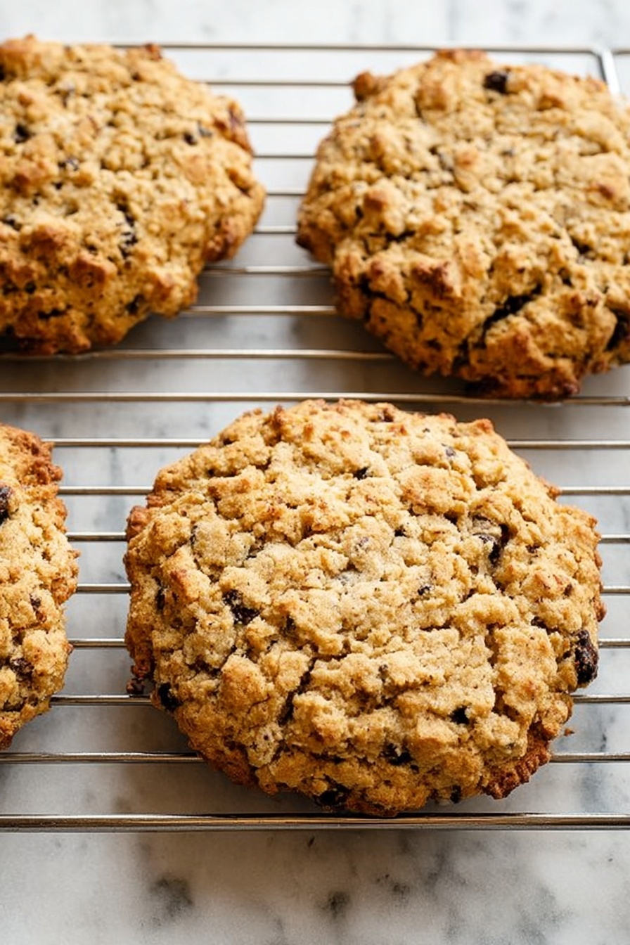 Glazed Oatmeal Maple Scones with Pecans & Currants Recipe - Serving