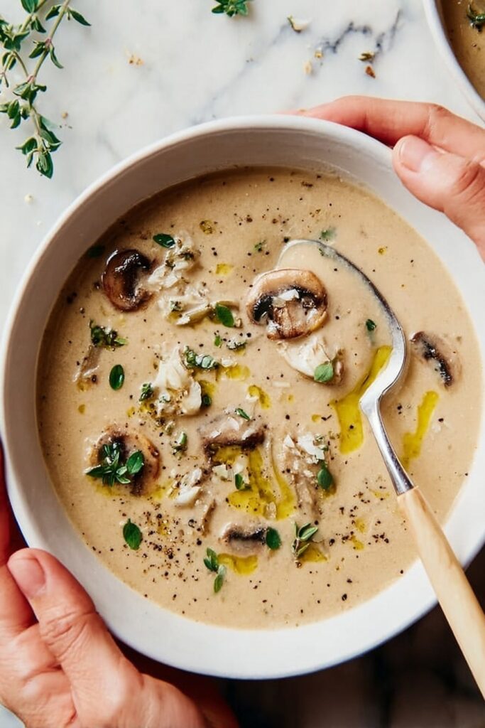 Creamy Mushroom Soup Recipe