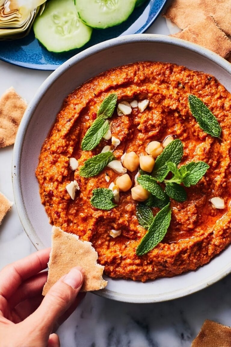 Muhammara: Roasted Red Pepper and Walnut Dip Recipe