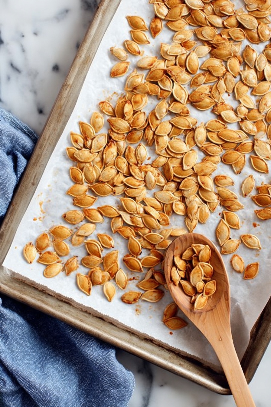 Roasted Spiced Pumpkin Seeds Recipe - Serving