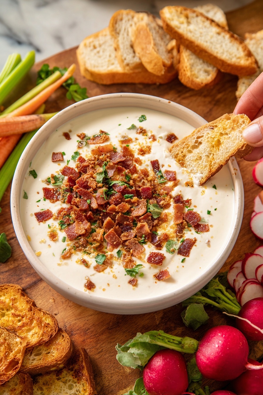 Whipped Goat Cheese with Crispy Pancetta, Panko, and Parsley Recipe - Recipe Step