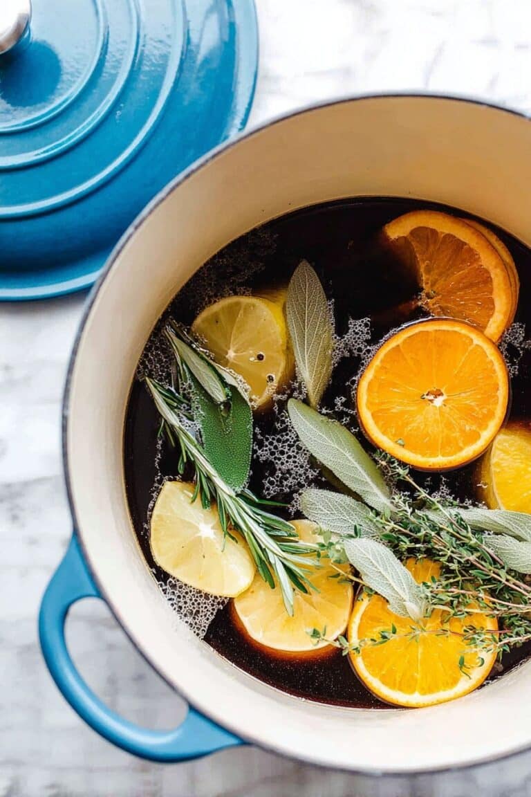 Easy Turkey Brine with Citrus, Herbs, and Garlic Herb Butter Recipe