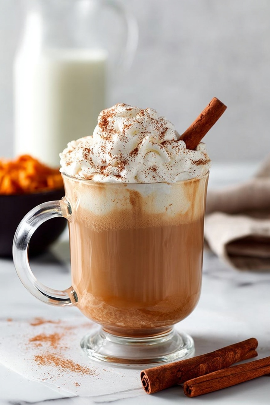 Pumpkin Spice Latte Recipe - Serving