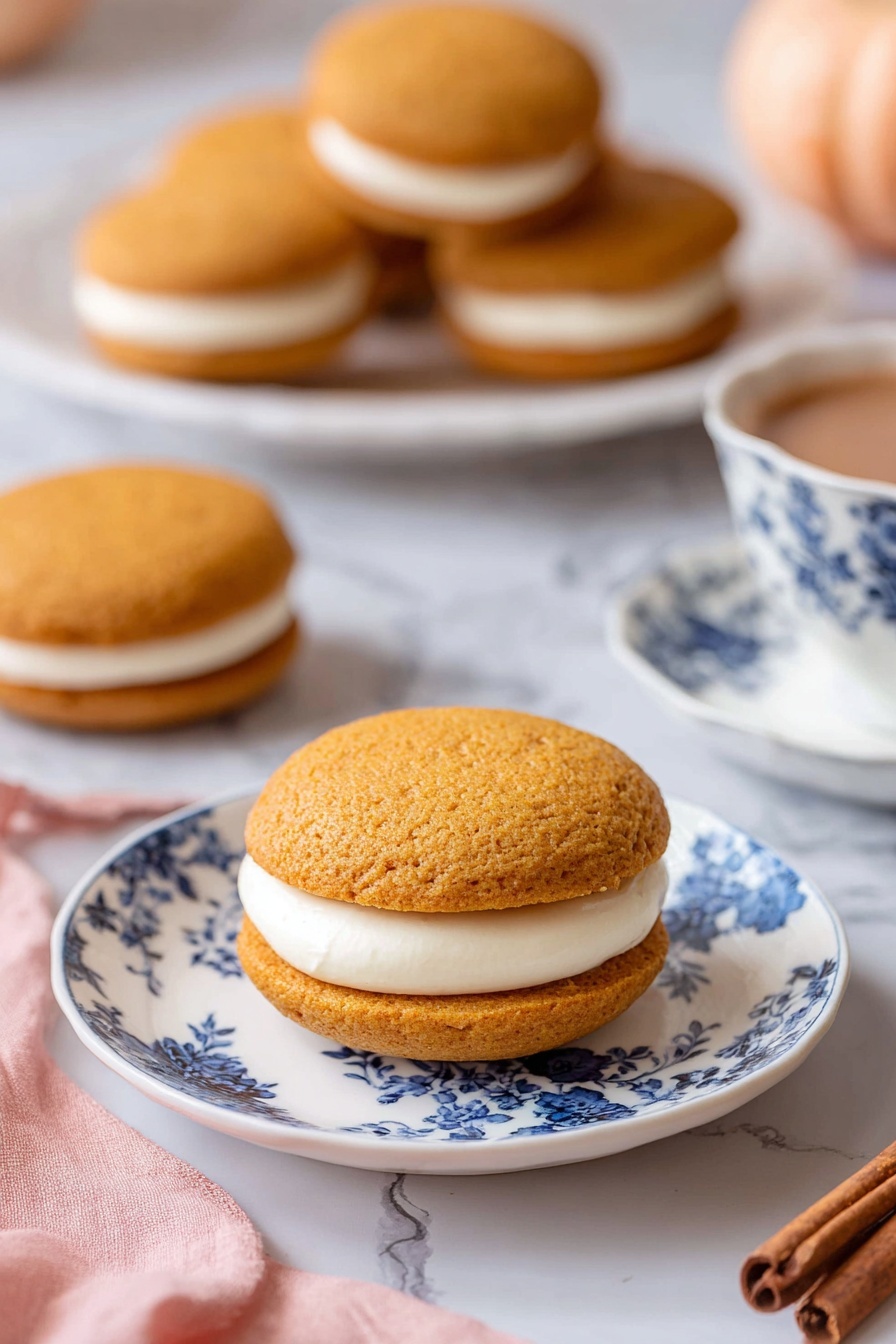 Pumpkin Whoopie Pies Recipe - Serving