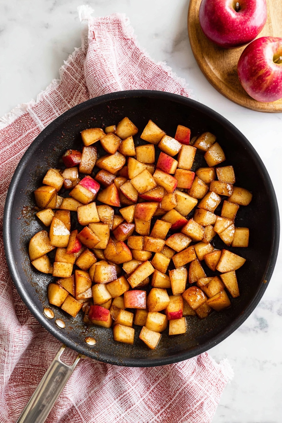 Easy Cinnamon Apples Recipe - Serving