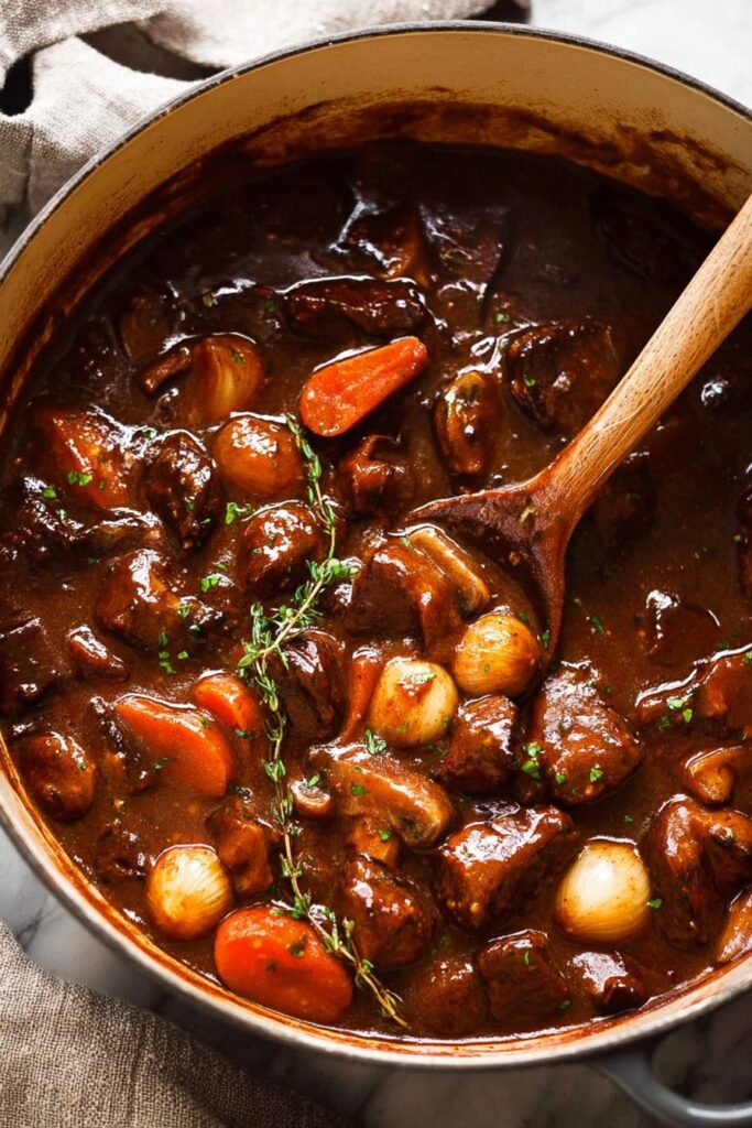 Classic Beef Bourguignon (Beef Burgundy) Recipe
