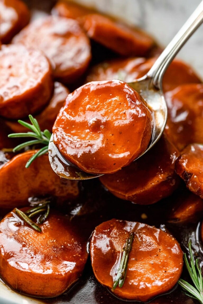 Candied Sweet Potatoes with Maple Sauce Recipe