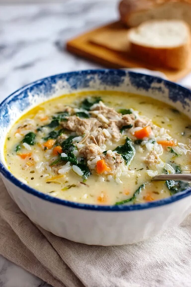 Lemon Chicken Avgolemono Soup Recipe
