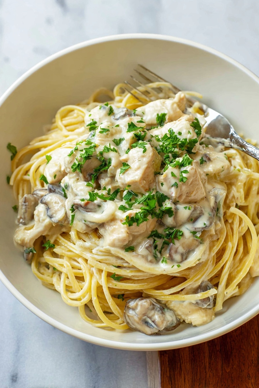 Easy Chicken Tetrazzini Bake Recipe - Serving