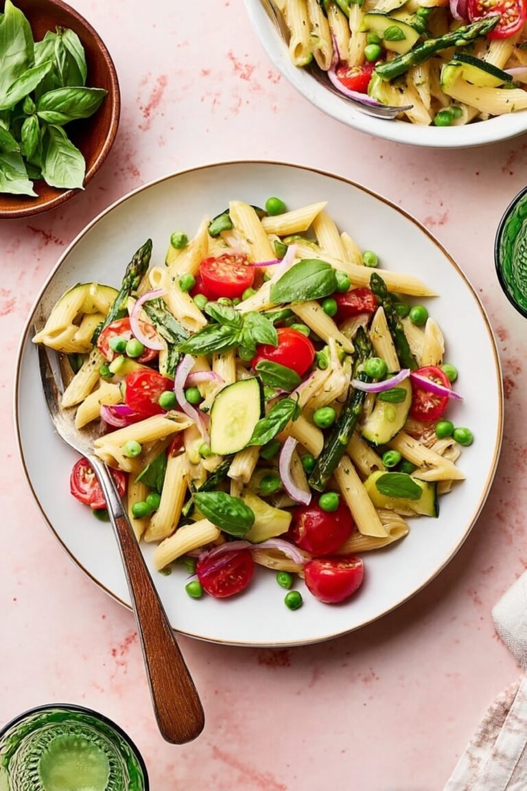 Creamy Vegetable Pasta Primavera Recipe
