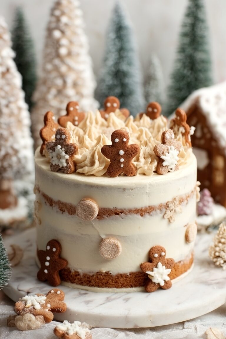 Vegan Gingerbread Cake with Spiced Buttercream Recipe