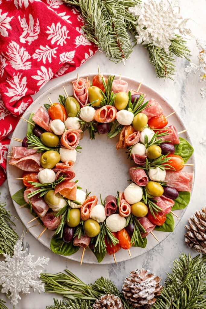 Antipasto Wreath Recipe