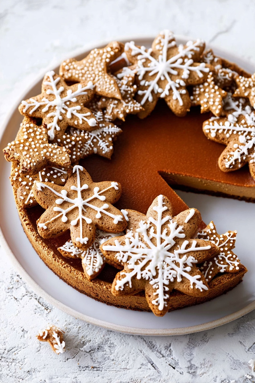 Chocolate Gingerbread Caramel Pie Recipe - Recipe Step