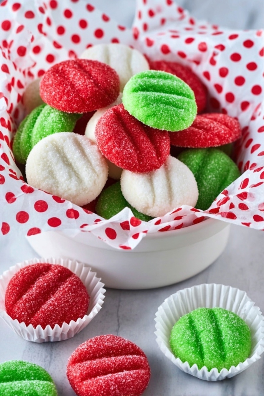 Christmas Peppermint Patties Recipe - Serving
