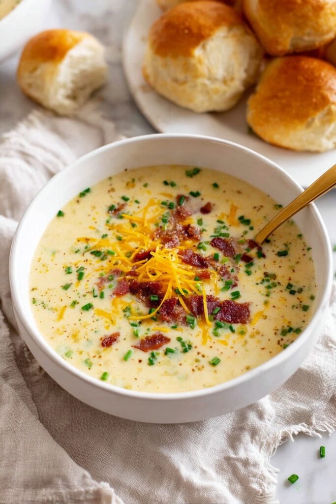 Creamy Potato Soup with Leeks Recipe